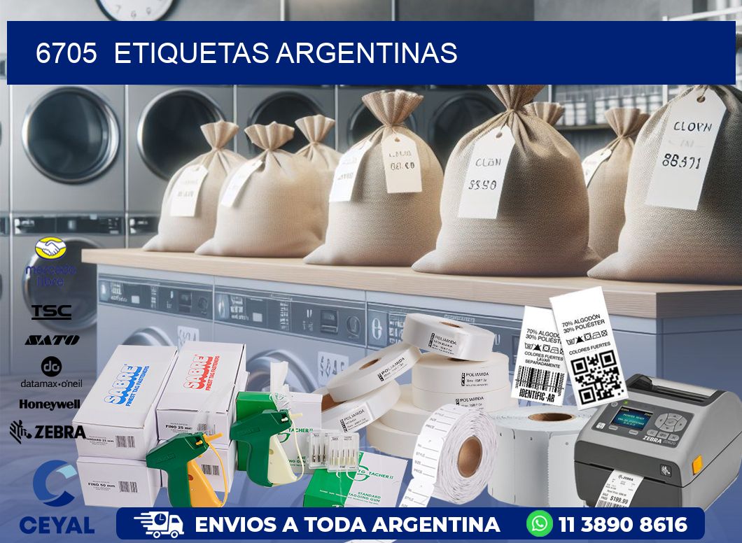 6705  ETIQUETAS ARGENTINAS