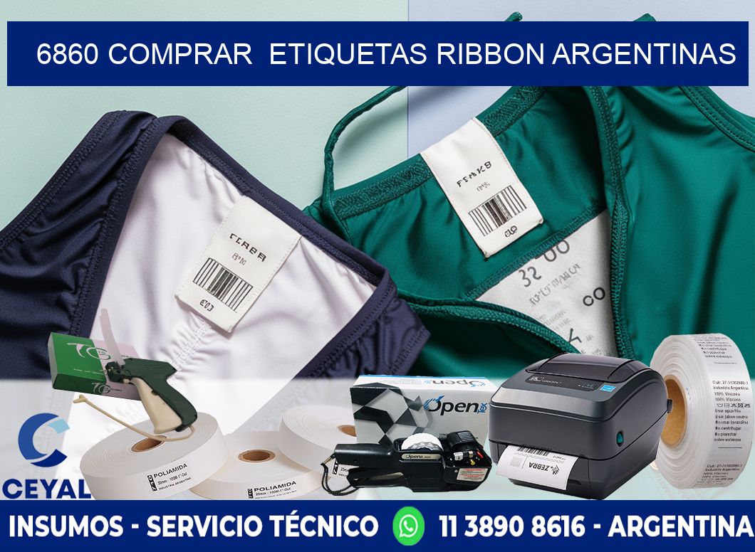 6860 COMPRAR  ETIQUETAS RIBBON ARGENTINAS