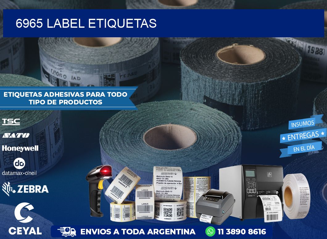 6965 LABEL ETIQUETAS