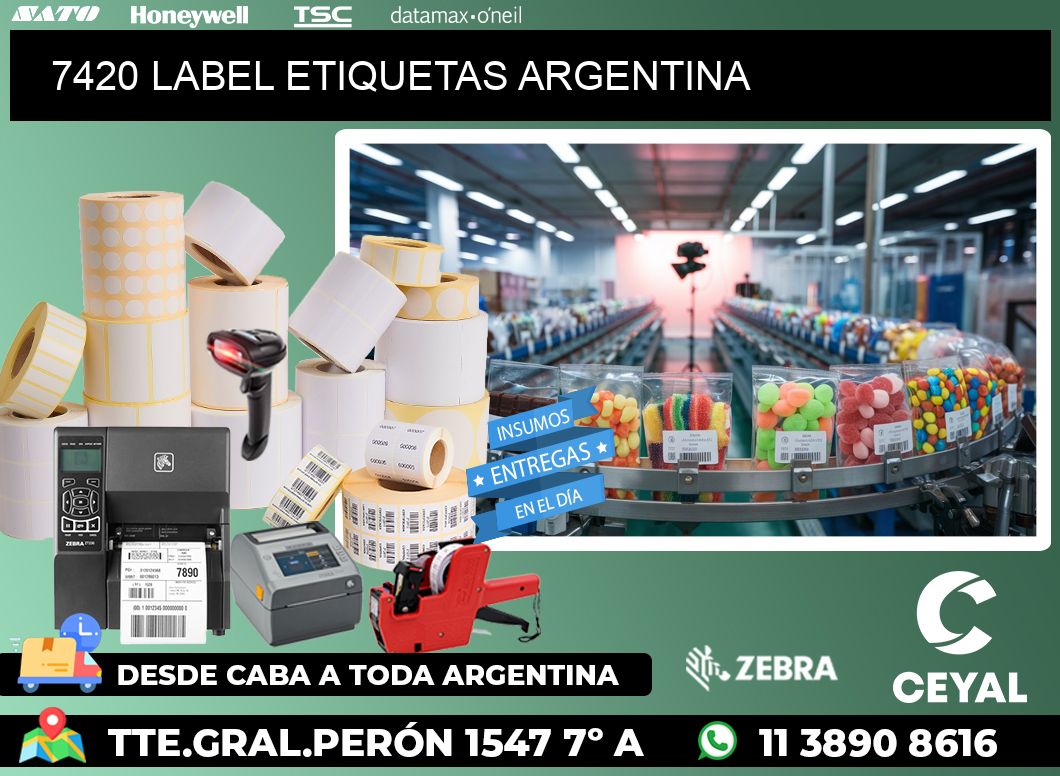 7420 LABEL ETIQUETAS ARGENTINA