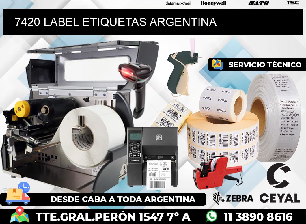 7420 LABEL ETIQUETAS ARGENTINA
