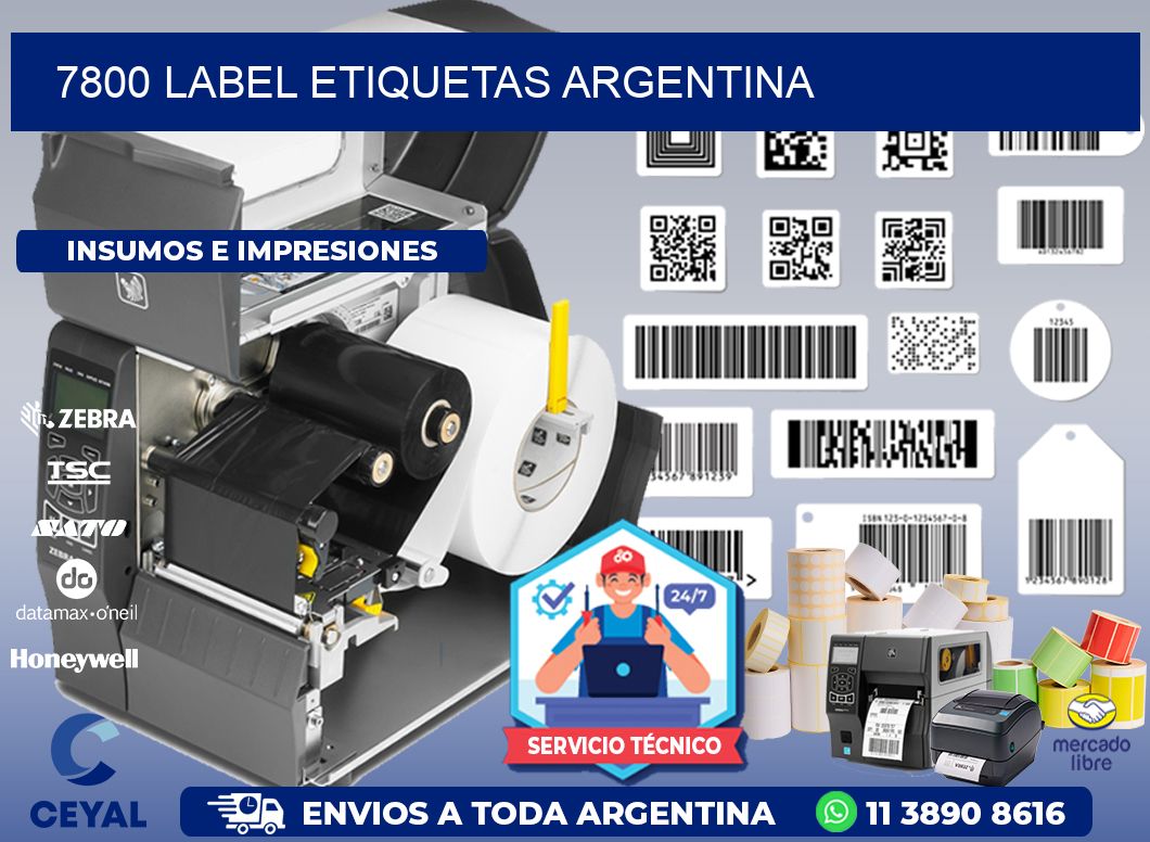 7800 LABEL ETIQUETAS ARGENTINA