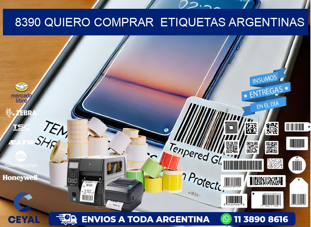 8390 QUIERO COMPRAR ETIQUETAS ARGENTINAS