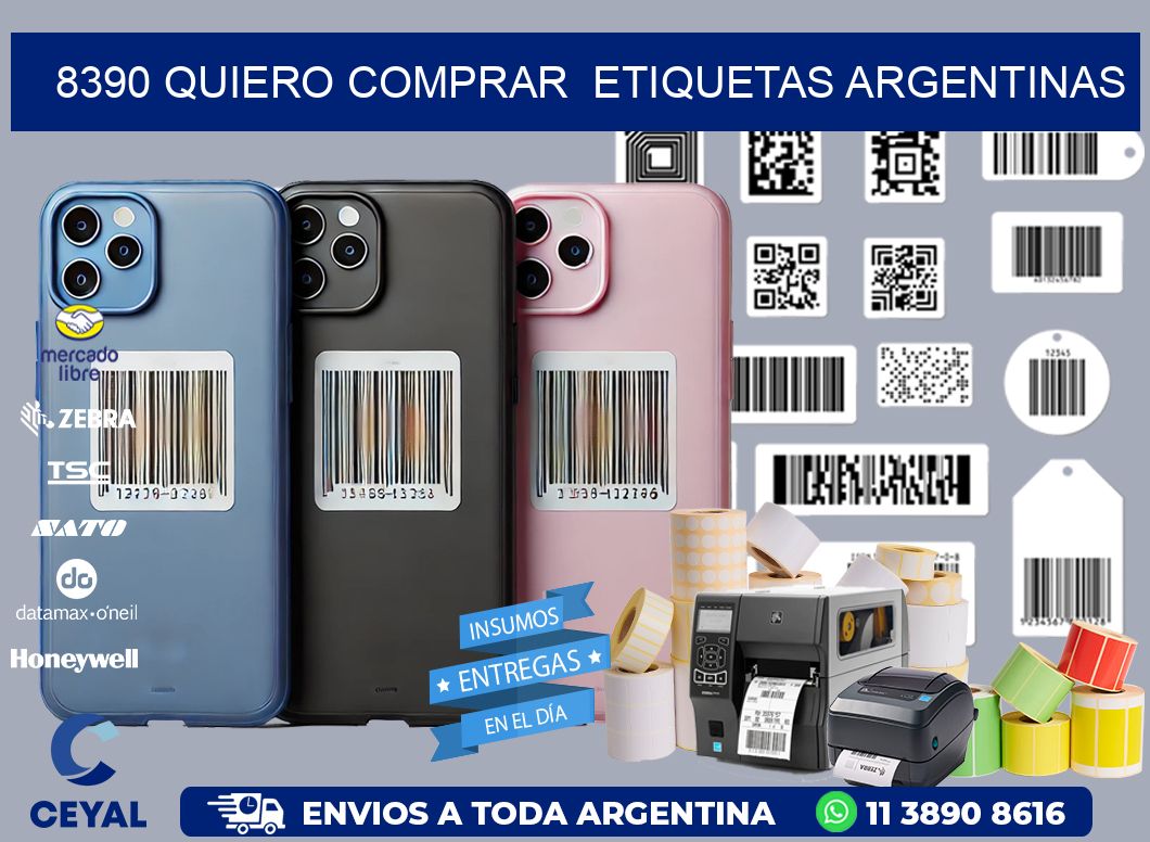 8390 QUIERO COMPRAR ETIQUETAS ARGENTINAS