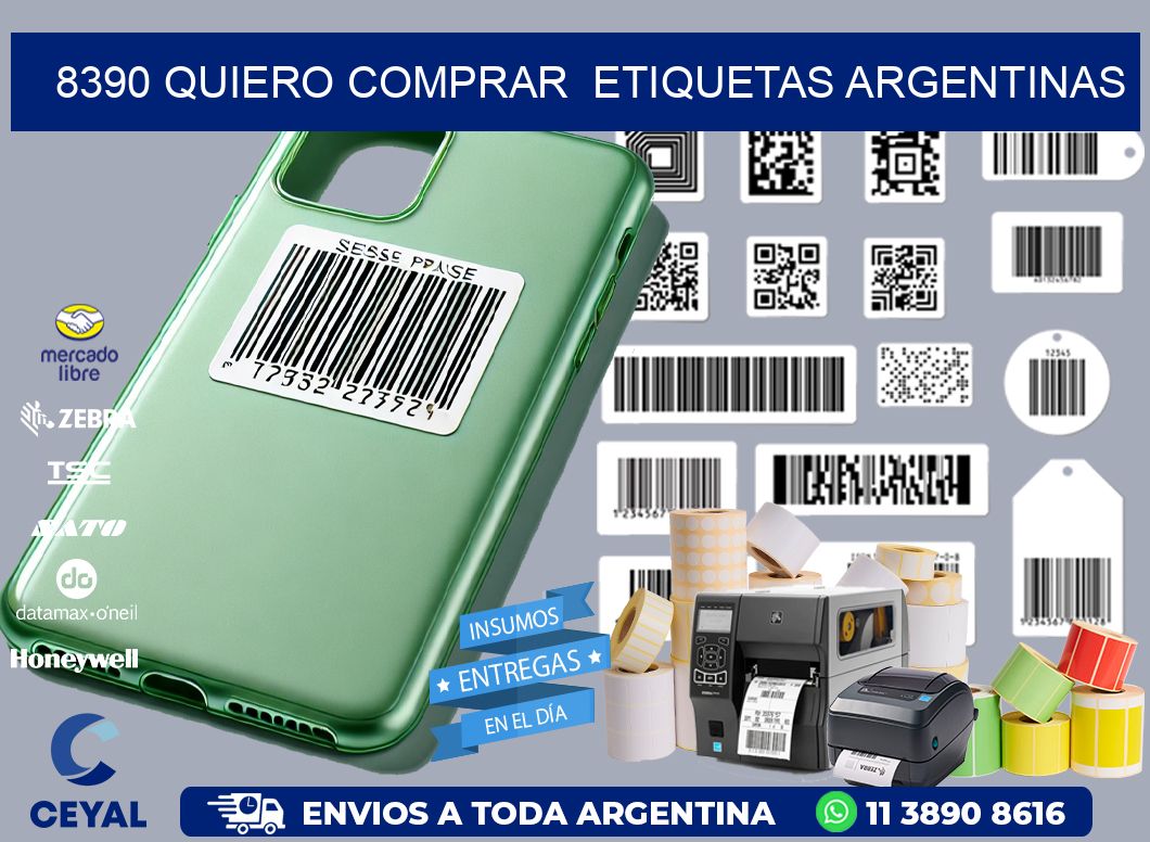8390 QUIERO COMPRAR ETIQUETAS ARGENTINAS