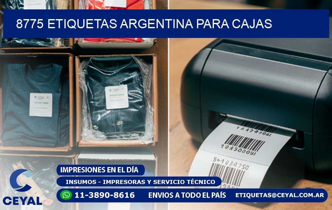 8775 ETIQUETAS ARGENTINA PARA CAJAS