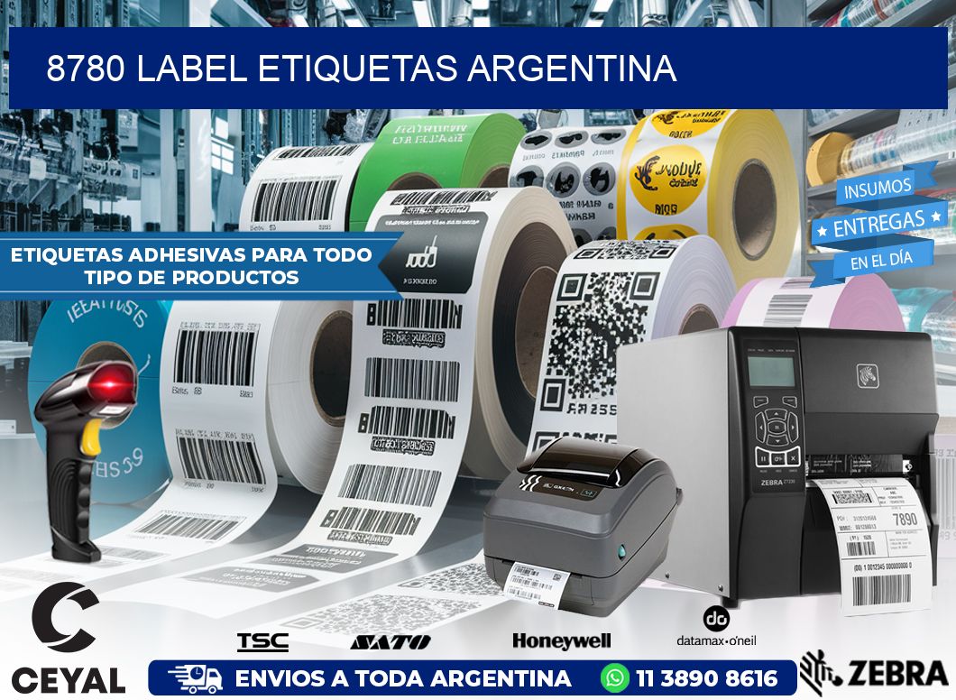 8780 LABEL ETIQUETAS ARGENTINA