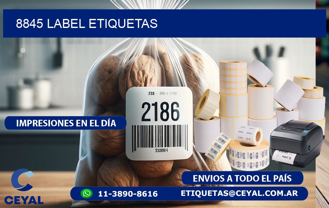 8845 LABEL ETIQUETAS