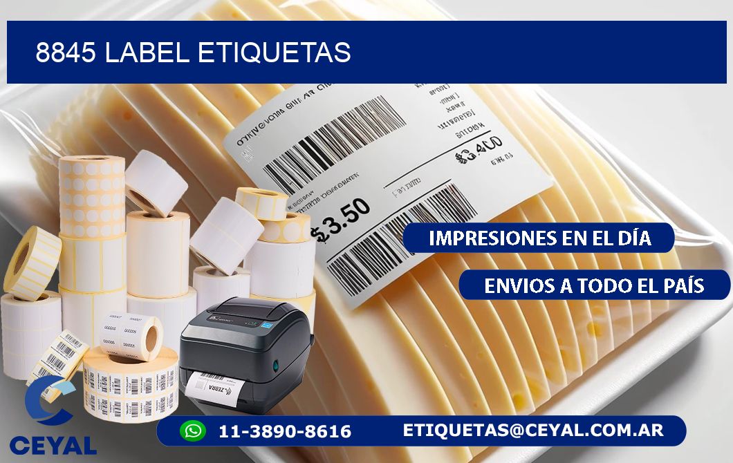 8845 LABEL ETIQUETAS