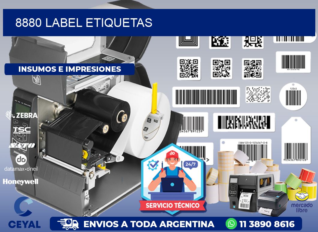 8880 LABEL ETIQUETAS