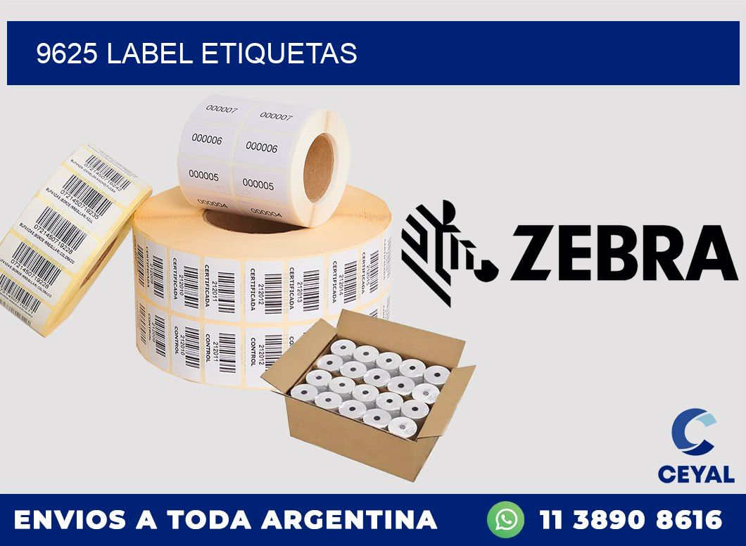 9625 LABEL ETIQUETAS