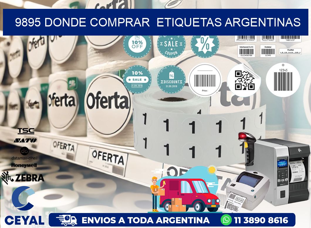 9895 DONDE COMPRAR  ETIQUETAS ARGENTINAS