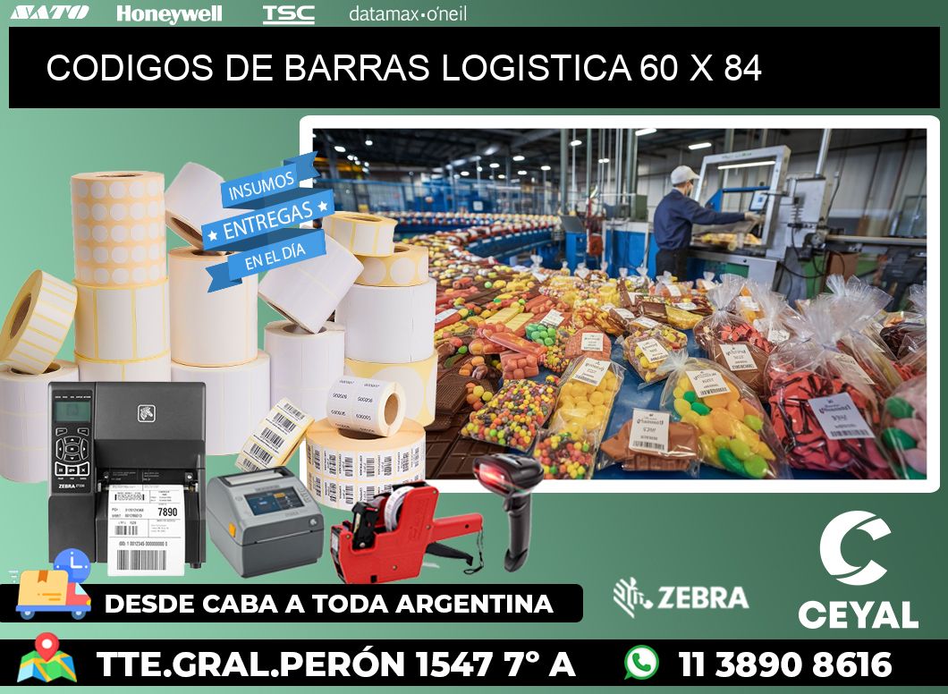 CODIGOS DE BARRAS LOGISTICA 60 x 84