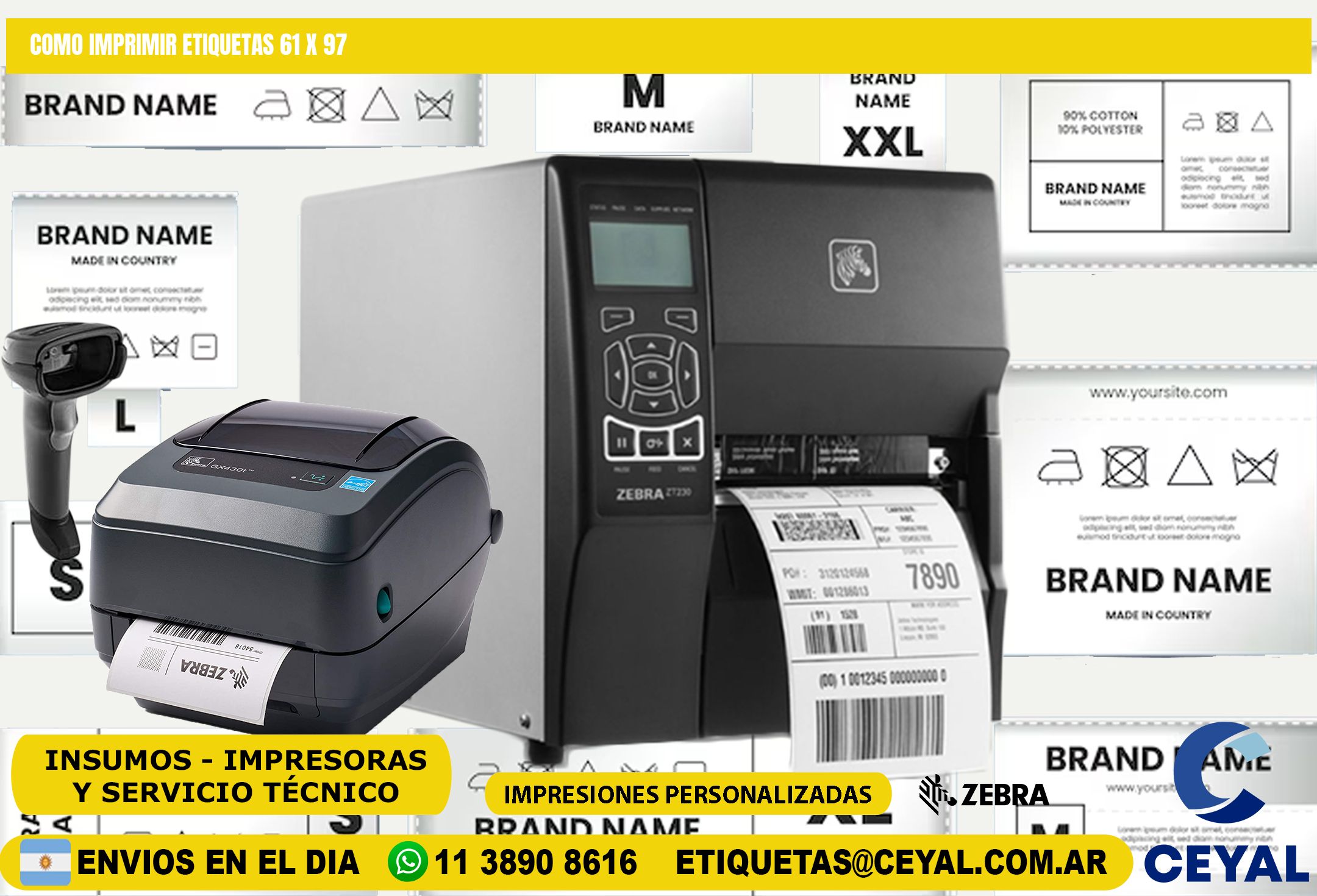 COMO IMPRIMIR ETIQUETAS 61 x 97