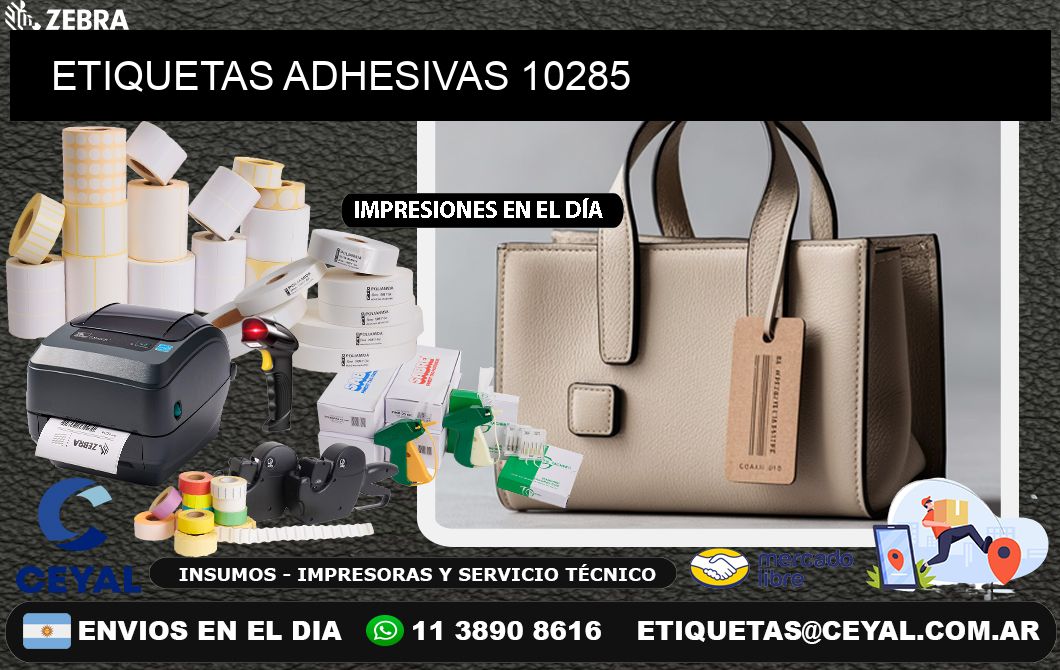 ETIQUETAS ADHESIVAS 10285