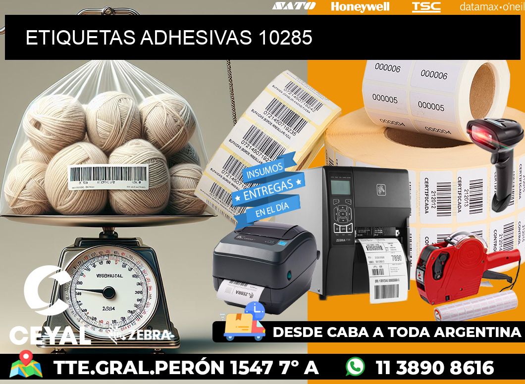 ETIQUETAS ADHESIVAS 10285