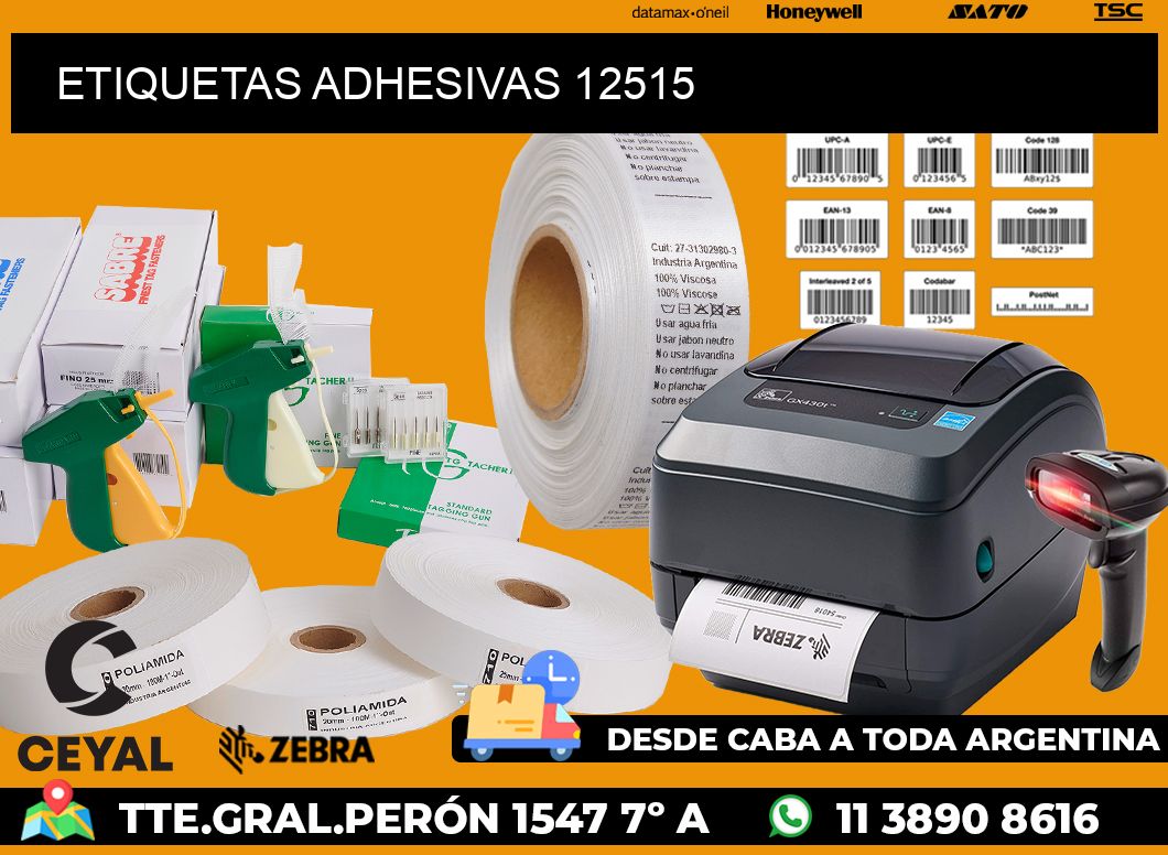 ETIQUETAS ADHESIVAS 12515