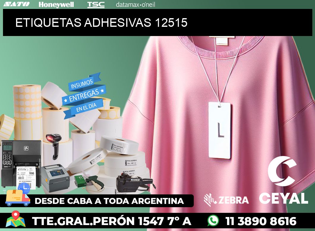 ETIQUETAS ADHESIVAS 12515