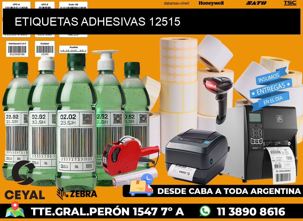 ETIQUETAS ADHESIVAS 12515