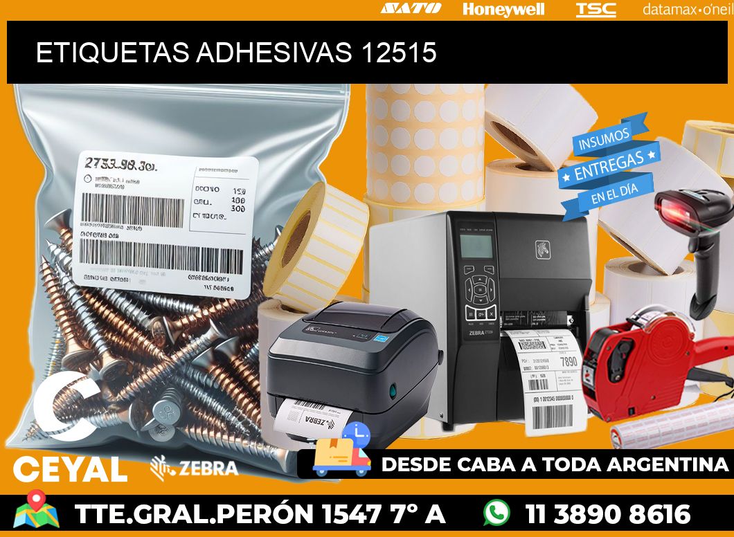 ETIQUETAS ADHESIVAS 12515