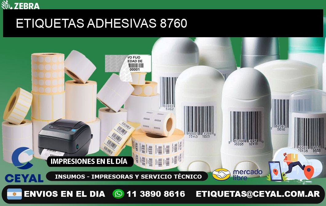 ETIQUETAS ADHESIVAS 8760