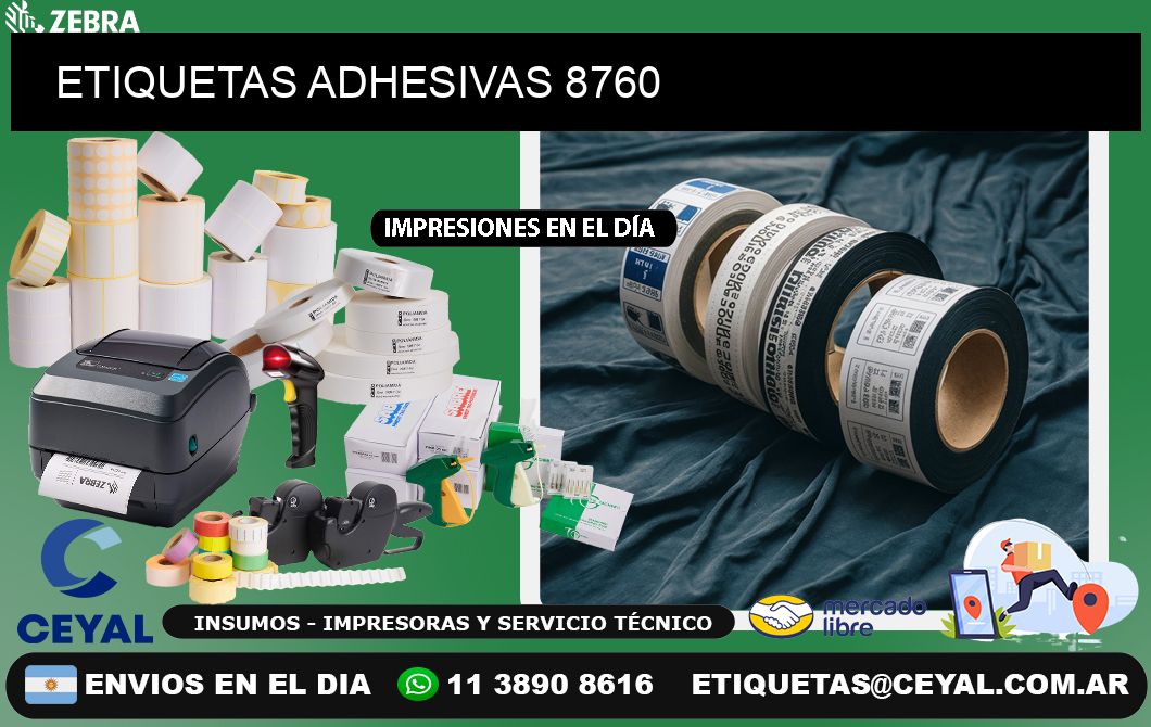 ETIQUETAS ADHESIVAS 8760