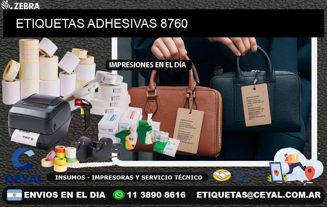 ETIQUETAS ADHESIVAS 8760