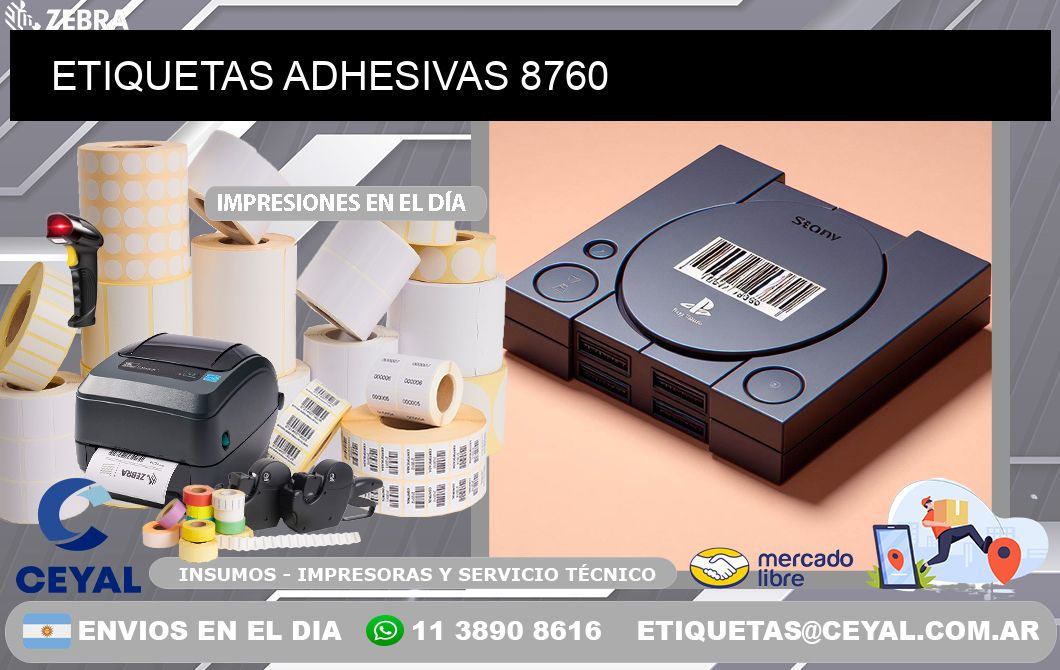 ETIQUETAS ADHESIVAS 8760
