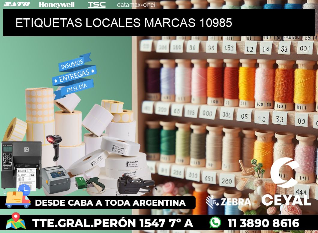 ETIQUETAS LOCALES MARCAS 10985