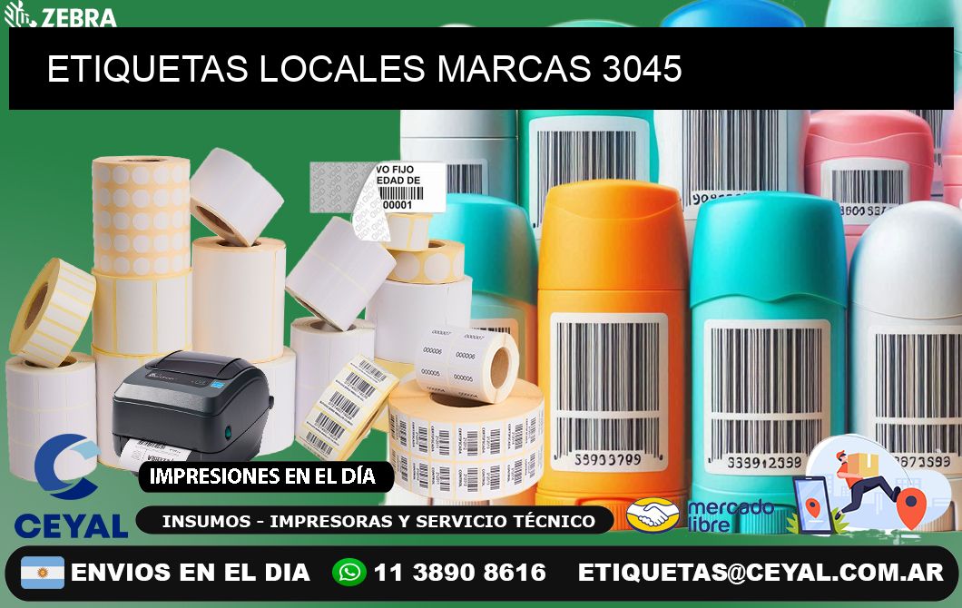 ETIQUETAS LOCALES MARCAS 3045