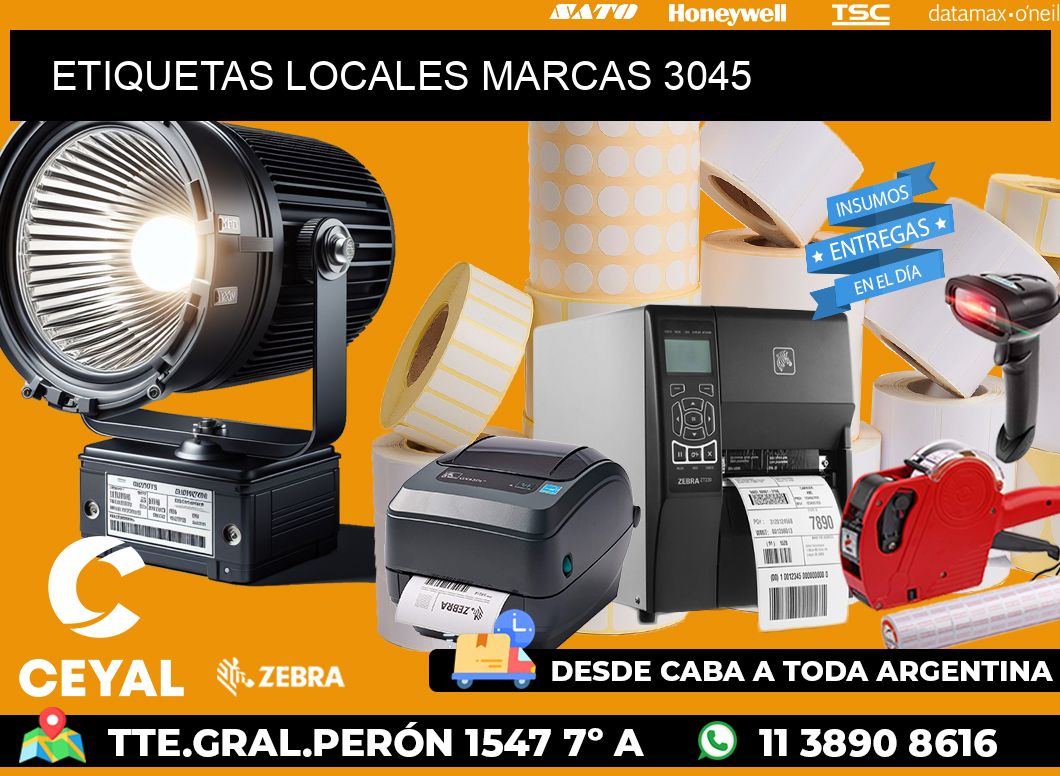 ETIQUETAS LOCALES MARCAS 3045