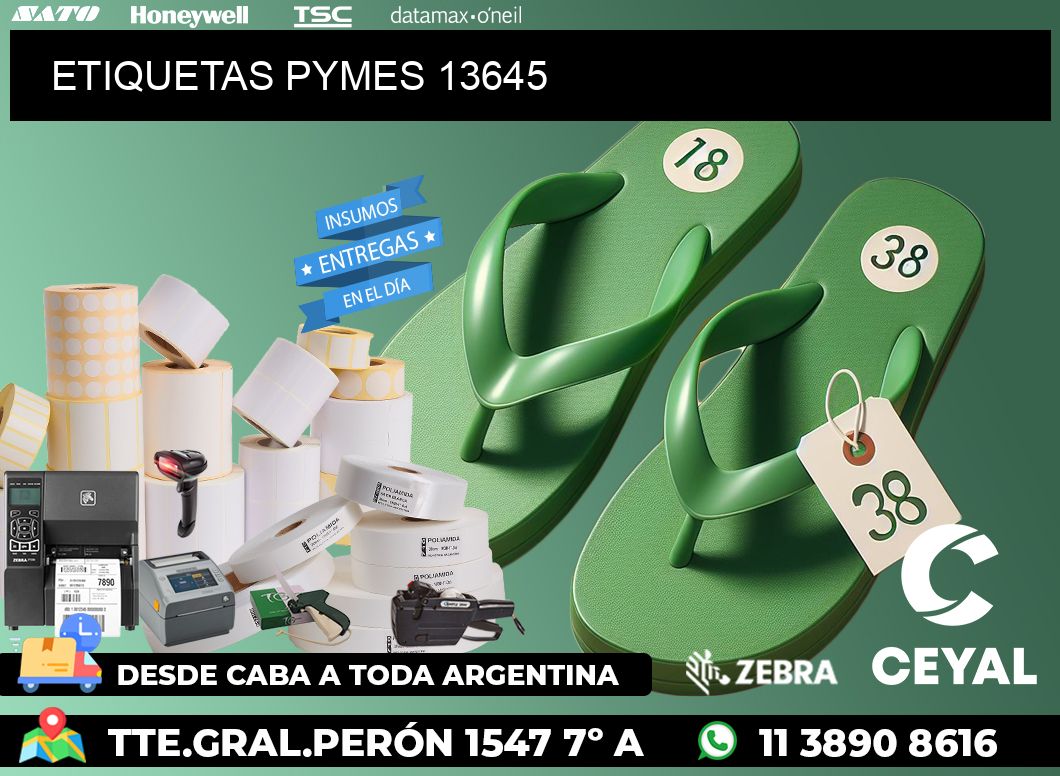 ETIQUETAS PYMES 13645