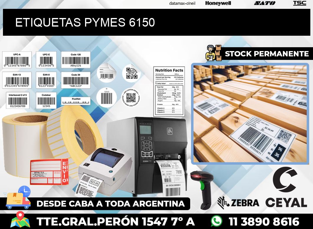 ETIQUETAS PYMES 6150