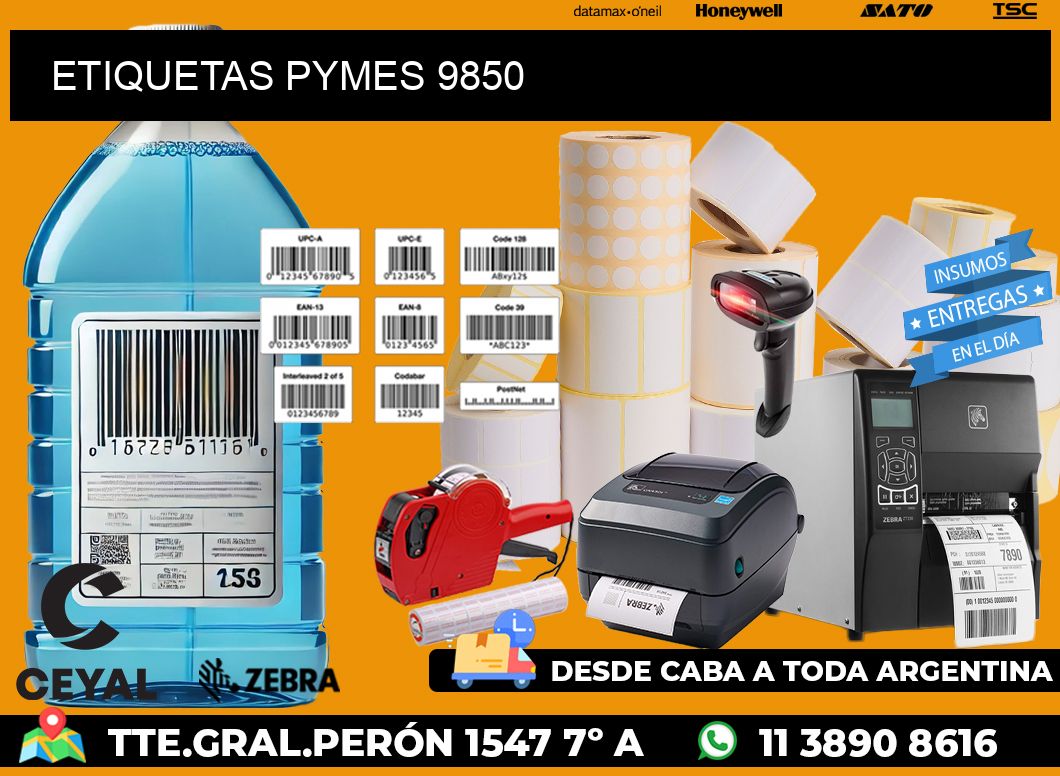ETIQUETAS PYMES 9850