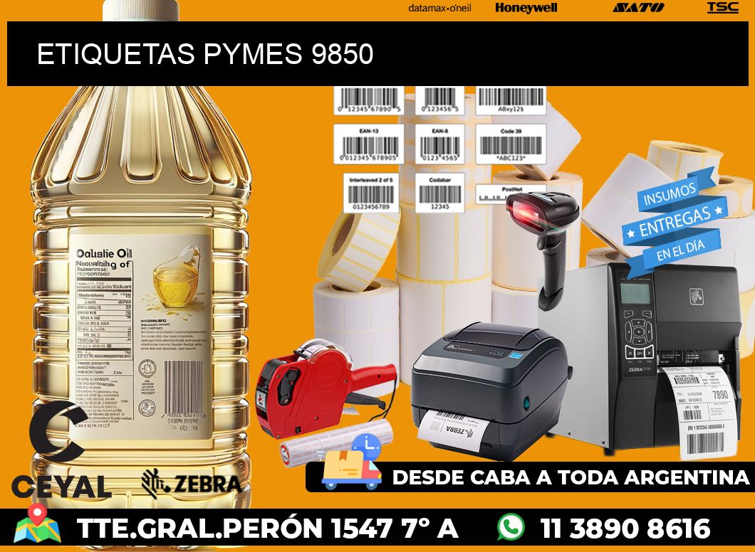 ETIQUETAS PYMES 9850