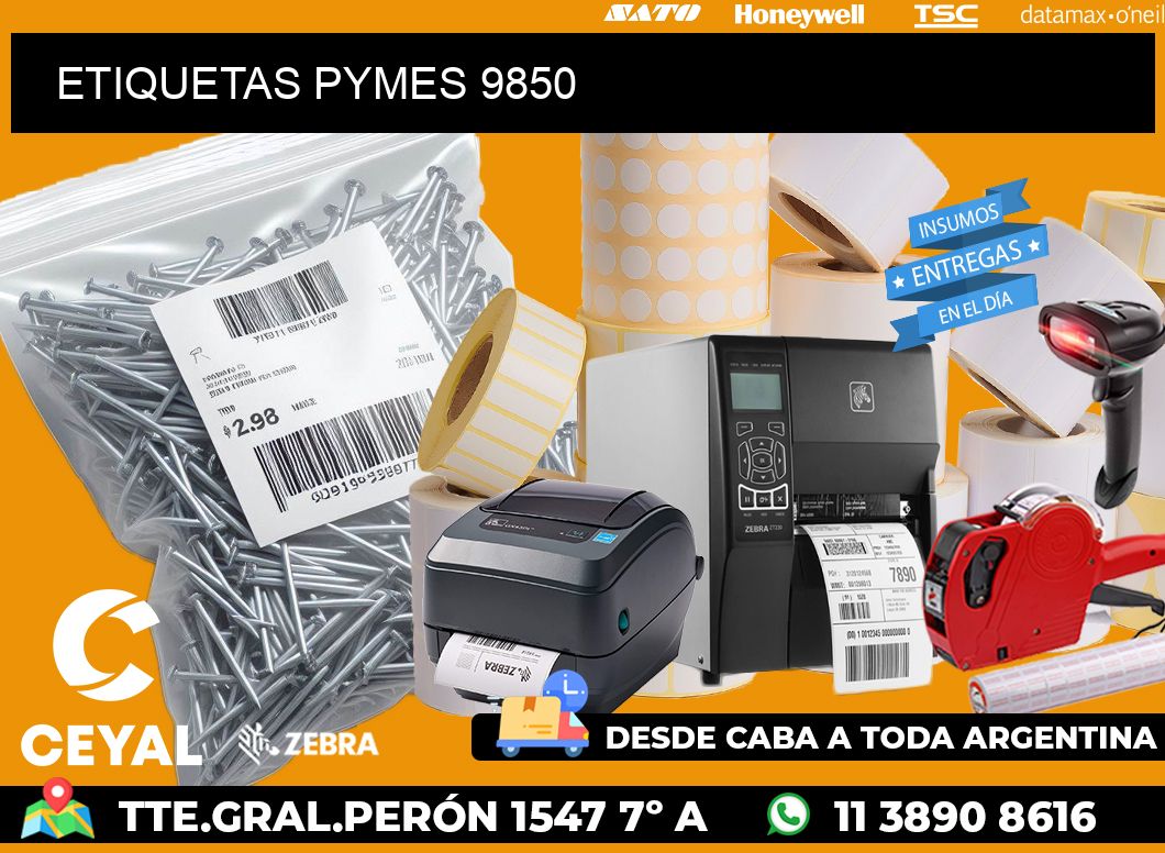 ETIQUETAS PYMES 9850