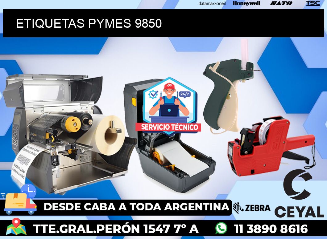 ETIQUETAS PYMES 9850