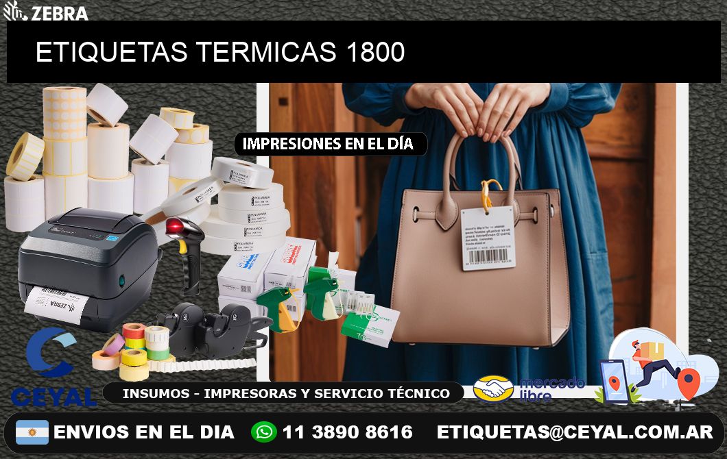 ETIQUETAS TERMICAS 1800