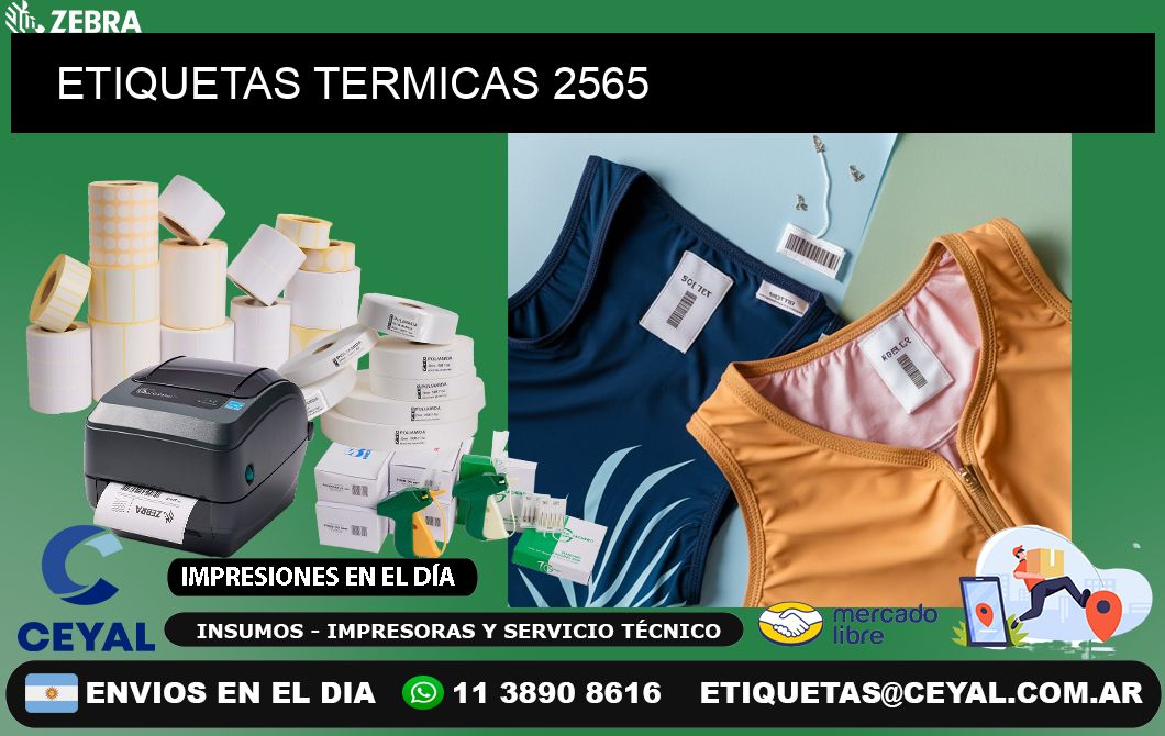 ETIQUETAS TERMICAS 2565