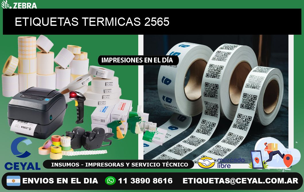ETIQUETAS TERMICAS 2565