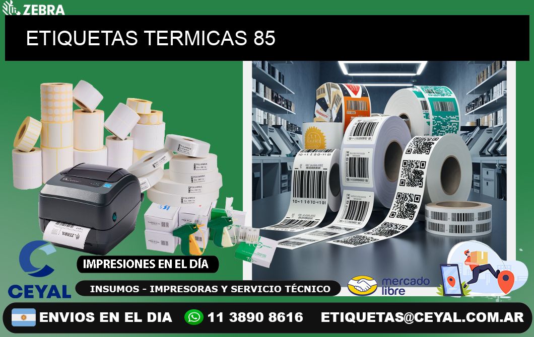 ETIQUETAS TERMICAS 85