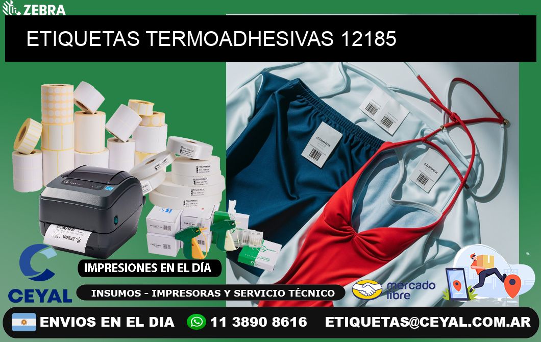 ETIQUETAS TERMOADHESIVAS 12185