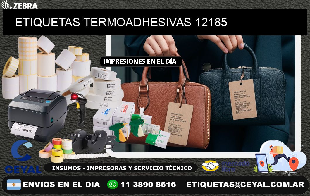ETIQUETAS TERMOADHESIVAS 12185