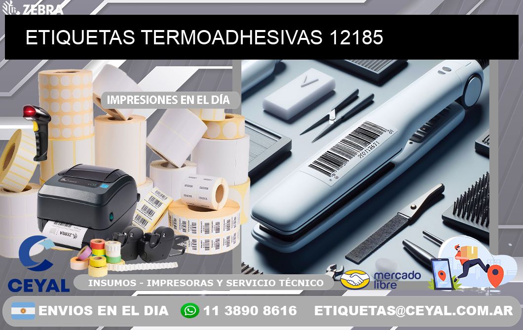 ETIQUETAS TERMOADHESIVAS 12185