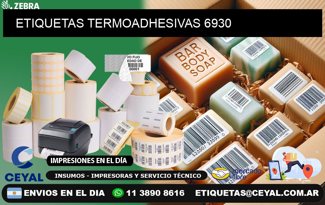 ETIQUETAS TERMOADHESIVAS 6930
