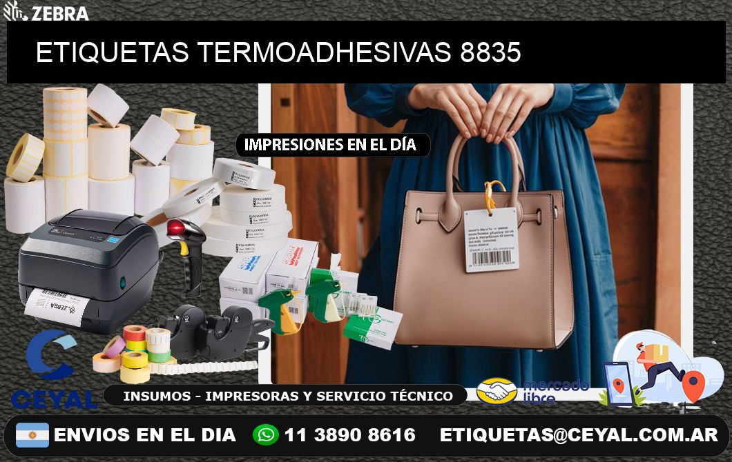 ETIQUETAS TERMOADHESIVAS 8835