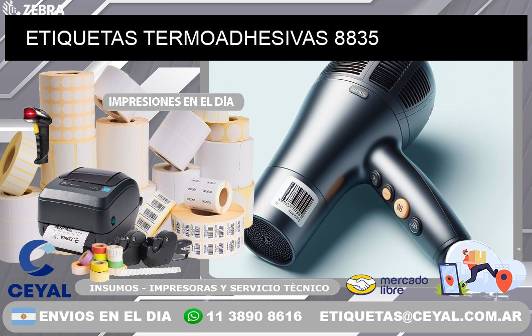 ETIQUETAS TERMOADHESIVAS 8835