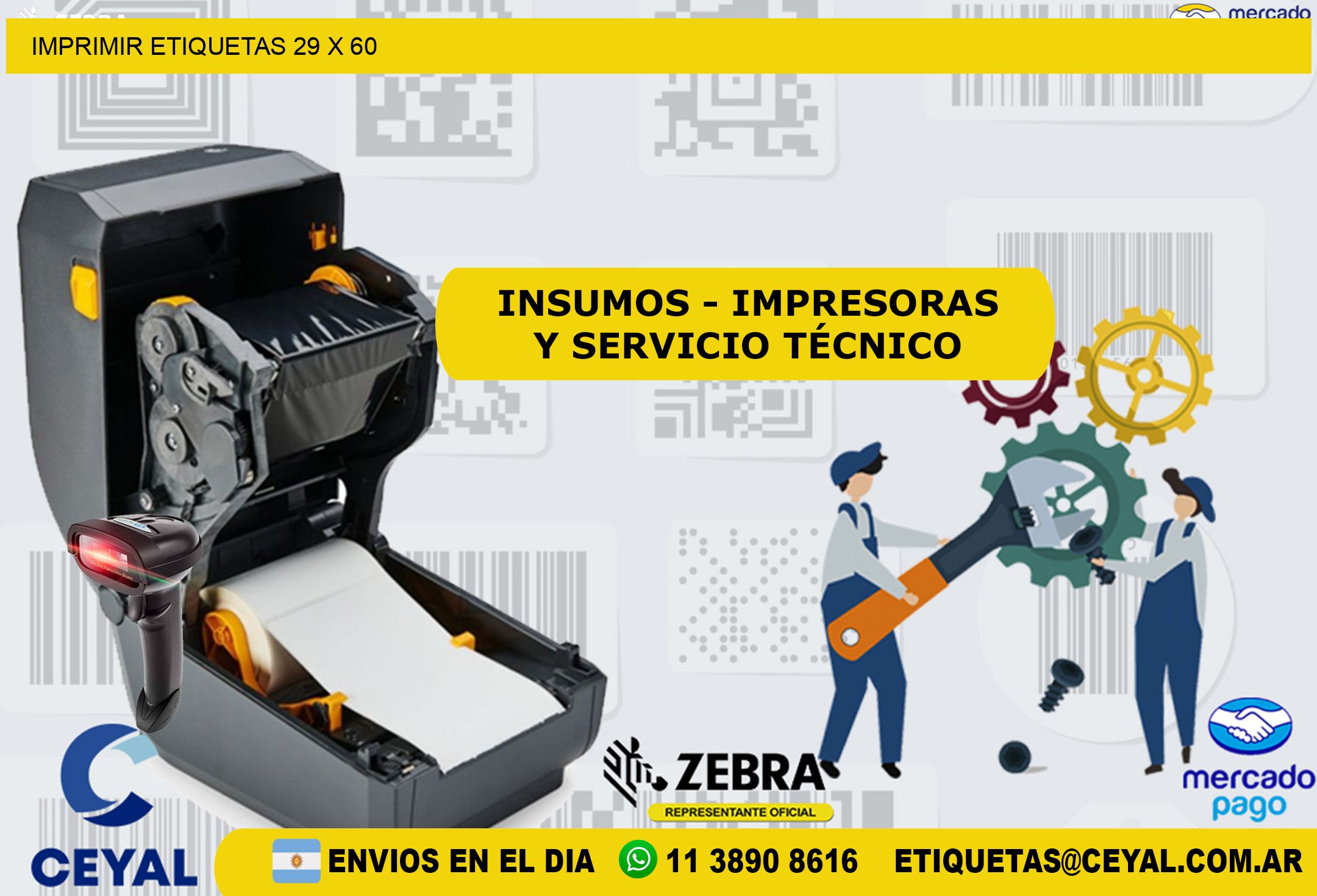 IMPRIMIR ETIQUETAS 29 x 60