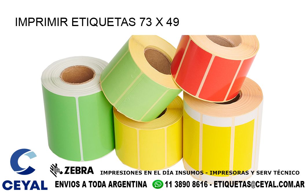 IMPRIMIR ETIQUETAS 73 x 49
