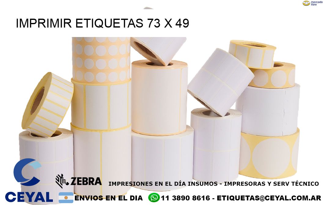 IMPRIMIR ETIQUETAS 73 x 49